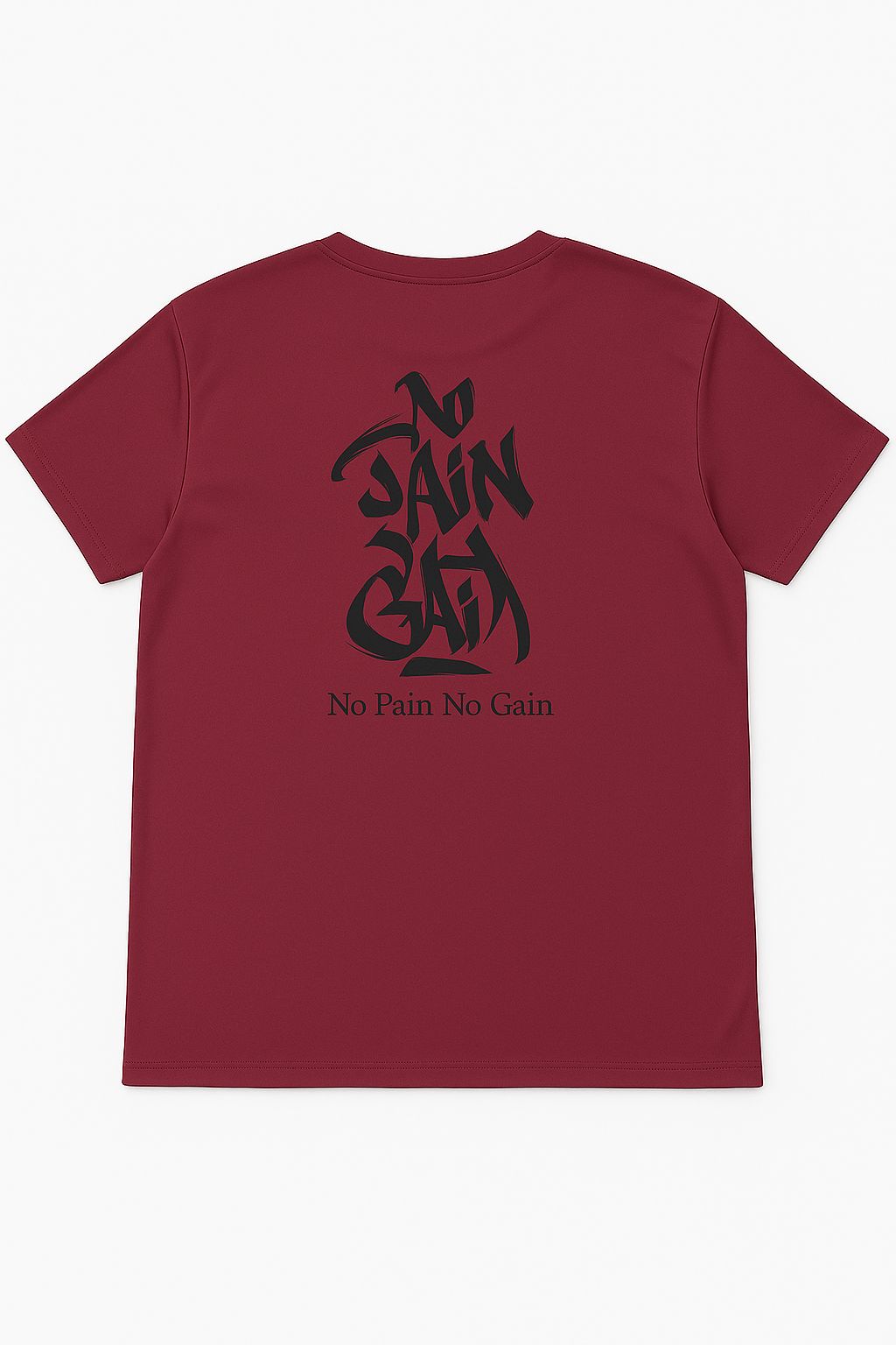 Schwarzes T-Shirt mit Halbgesicht- und Totenkopf-Design – in mehreren Farben erhältlich