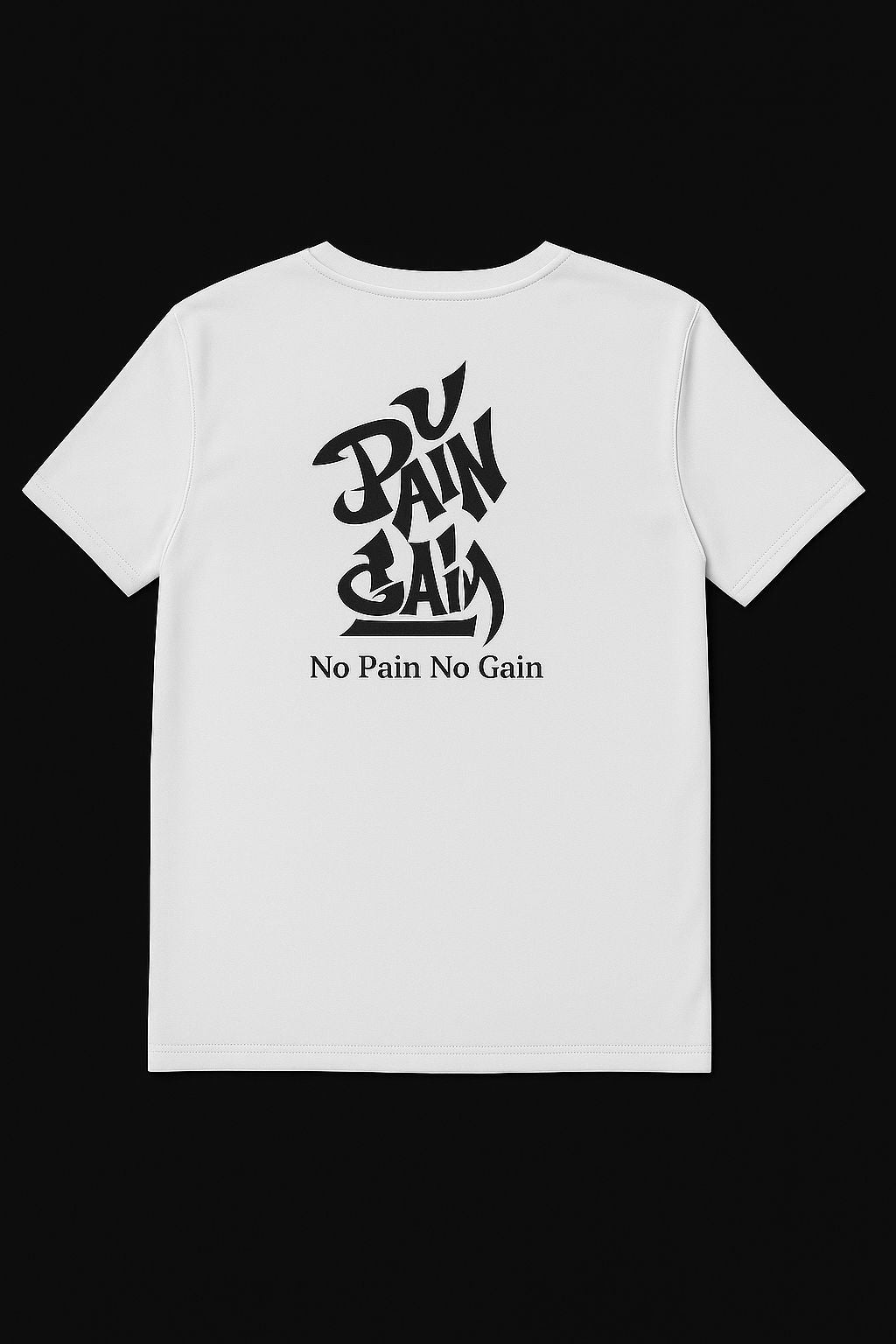 Schwarzes T-Shirt mit Halbgesicht- und Totenkopf-Design – in mehreren Farben erhältlich